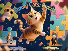 Játék Funny Cats: Puzzle