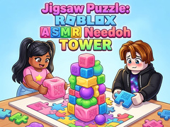 Játék Jigsaw Puzzle: Roblox ASMR Needoh Tower
