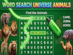 Játék Word Search Universe Animals