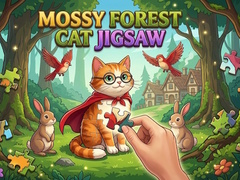 Játék Mossy Forest Cat Jigsaw