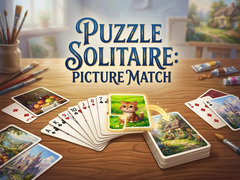 Játék Puzzle Solitaire Picture Match