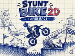 Játék Stunt Bike 2D Paper Race