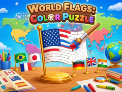 Játék World Flags: Color Puzzle