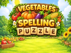 Játék Vegetable Spelling Puzzle