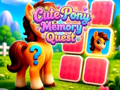 Játék Cute Pony Memory Quest