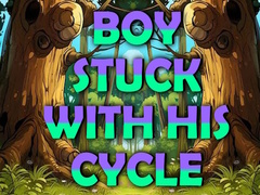 Játék Boy Stuck with His Cycle