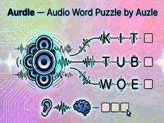 Játék Aurdle — Audio Word Puzzle by Auzle
