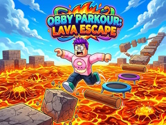 Játék Obby Parkour: Lava Escape