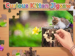 Játék Curious Kitten Jigsaw
