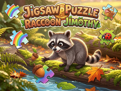 Játék Jigsaw Puzzle: Raccoon Jimothy 