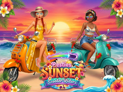 Játék Besties Sunset Scooter Rider