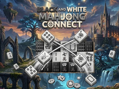 Játék Black and White Mahjong Connect