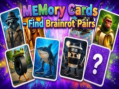 Játék MEMory Cards - Find Brainrot Pairs