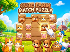 Játék Cute Farm Match Puzzle