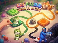 Játék Cat Puzzle: Draw To Kitten