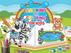 Játék Learning and Coloring For Kids