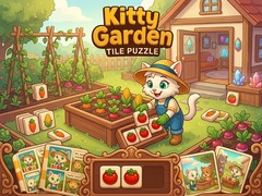 Játék Kitty Garden Tile Puzzle