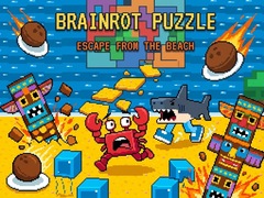 Játék Brainrot Puzzle: Escape from the Beach
