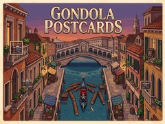 Játék Gondola Postcards