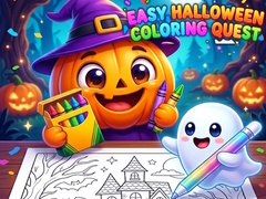 Játék Easy Halloween Coloring Quest