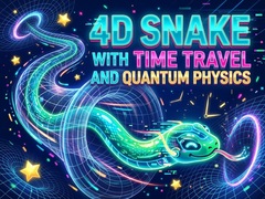 Játék 4D Snake with Time travel and Quantum Physics