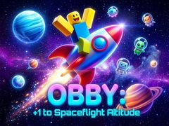 Játék Obby: +1 to spaceflight altitude