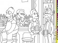 Játék Simpson Online Coloring Game
