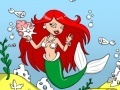 Játék Mermaid Aquarium Coloring Game