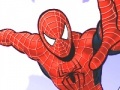 Játék Spiderman flying: coloring