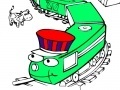 Játék Train coloring book 2