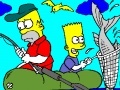 Játék Bart And Homer to Fishing