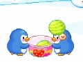 Játék Penguins and ice cream balls