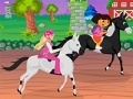 Játék Dora Horse Racing Mania